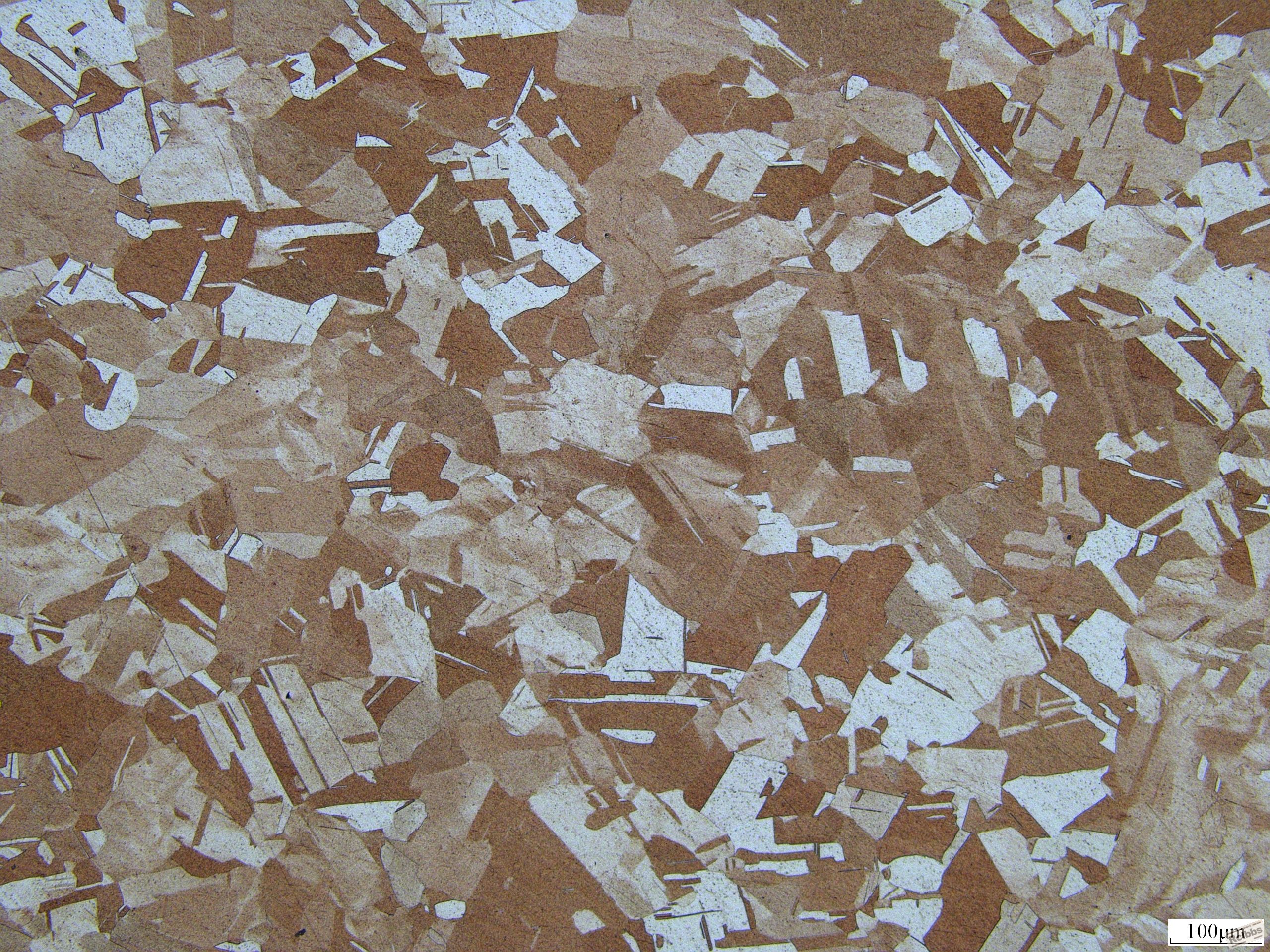 铜晶粒度测试,照片